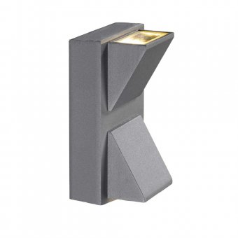 Markslöjd Carina Vägglampa 2 LED Grå