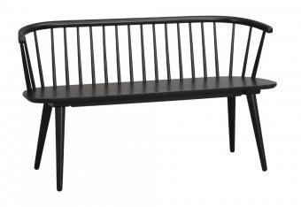 Rowico Carmen soffa svartlack