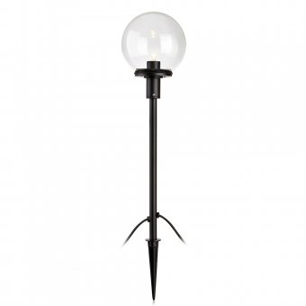 Markslöjd Garden 24 Pollare Sfär 60cm Svart/Klar