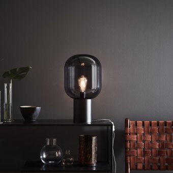 Markslöjd Brooklyn Bordslampa 44cm Rökfärgad