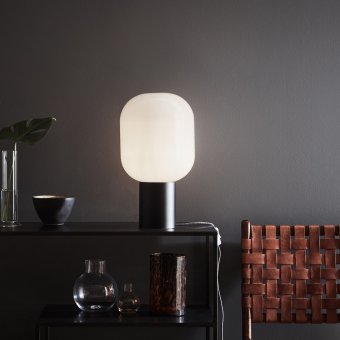 Markslöjd Brooklyn Bordslampa 44cm Svart/Vit