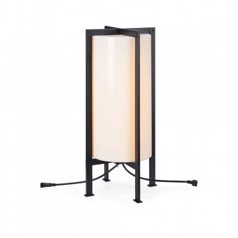 Markslöjd Garden 24 Cylinder Ram Golvlampa 54cm 6W Vit/Svart