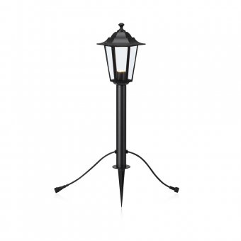 Markslöjd Garden 24 Lykta 56cm 3W Svart