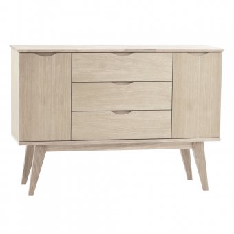 Rowico Filippa sideboard 122cm vitpigmenterad ek