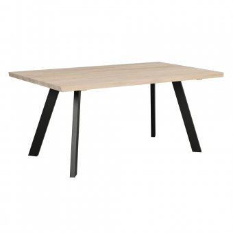 Rowico Fred Matbord 170cm vitpigmenterad/svart Ek