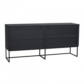 Rowico Everett Sideboard 160cm svart ek/svart
