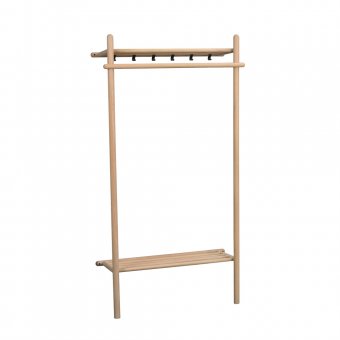 Rowico Memphis Klädställning 90x180cm ek/svart