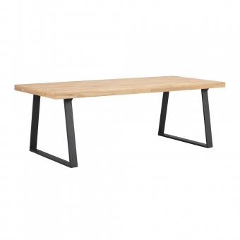 Rowico Brooklyn Matbord 220x95cm ek/svart