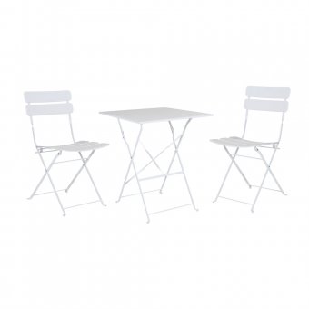 Esino. Snyggt och prisvärt hopfällbart caféset från Brafab. Passar utmärkt på balkong eller uteplats.