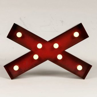 Stikkan Design Ledkrysslampa vintage