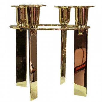 Mr Fredrik Ljusstake 4 Ljushållare Mässing