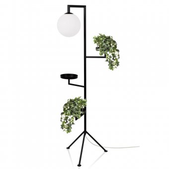 Globen Lighting Golvlampa Astoria Svart