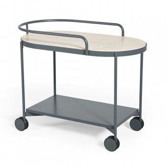 SMD Design Lene Rullvagn Grå/Askfanér