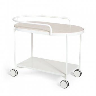 SMD Design Lene Rullvagn Vit/Askfanér