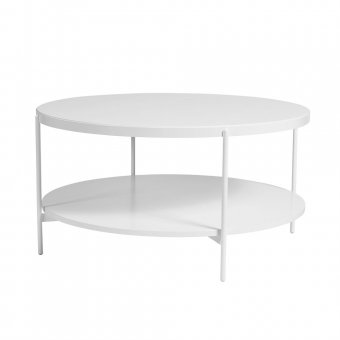 SMD Design Lene Soffbord Ø90cm Vit