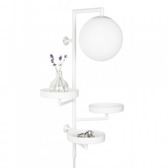 Globen Lighting Vägglampa Astoria Vit