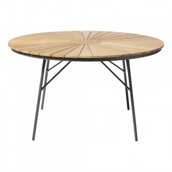 Cinas Hard & Ellen Bord Ø110 Teak/Antracit