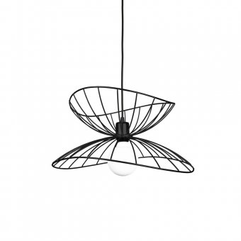 Globen Lighting Taklampa Ray 45cm Matt Svart