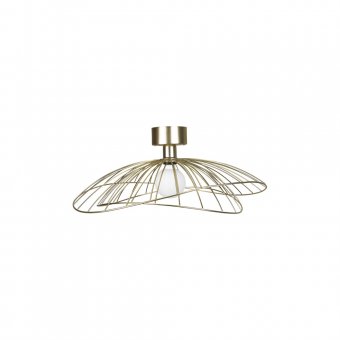 Globen Lighting Plafond / Vägglampa Ray Borstad Mässing