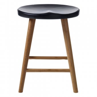 Cinas Noble Barstol Bambu/svart Höjd 48cm