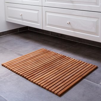 Cinas Badrumsmatta 60x40cm Teak