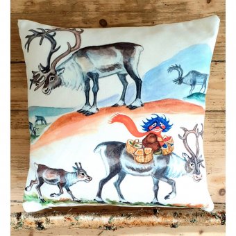 Stikkan Design Kuddfodral Plupp och renarna