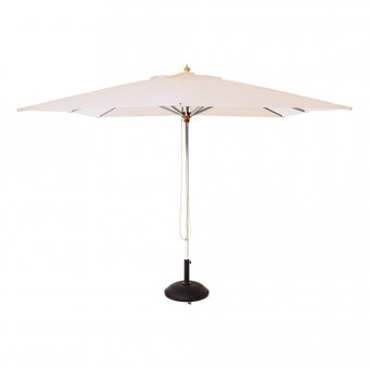 Cinas Alezio Parasoll kvadrat 3x3m offwhite