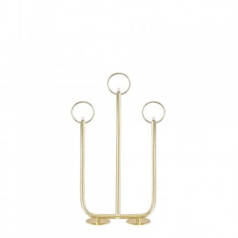 Globen Lighting Adventsljusstake Natale 3L Mässing