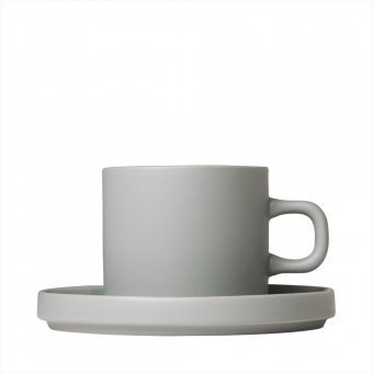 Blomus MIO Set med 2 kaffemuggar & fat 4 pcs. Mirage Grey