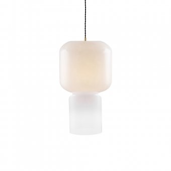 Globen Lighting Taklampa Nog Ø24,5cm Glas Vit