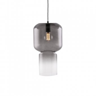 Globen Lighting Taklampa Nog Ø24,5cm Glas Rök