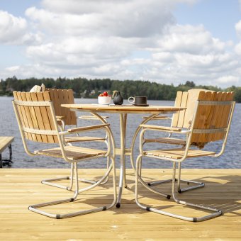 Holmsund Matgrupp Teak/Stål
