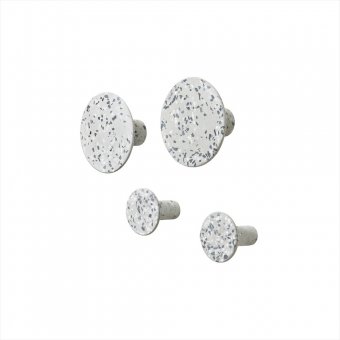Blomus PONTO Set med 4 väggkrokar Terrazzo coloured