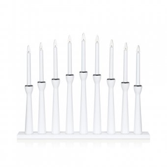 Markslöjd MÅSESKÄR XL Ljusstake 9L Vit