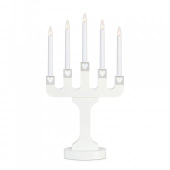 Markslöjd LEILA Ljusstake 5L Vit