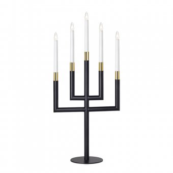 Markslöjd KARSTEN Ljusstake 5L Svart