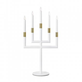 Markslöjd KARSTEN Ljusstake 5L Vit