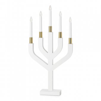 Markslöjd APLARED Ljusstake 5L Vit