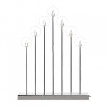 Markslöjd GABRIEL Ljusstake 7L Stål / Klar