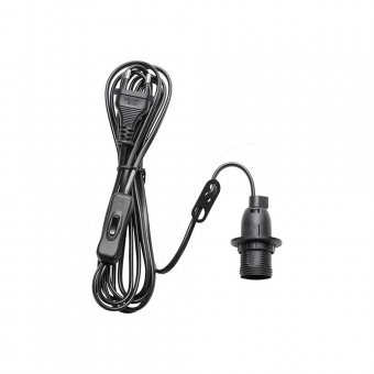 Markslöjd Sladdställ för pappersstjärnor 3,5m svart