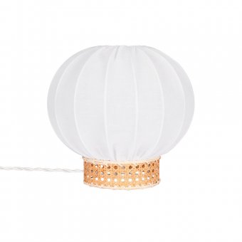 Globen Lighting Bordslampa Yokohama 30 Vit/Natur