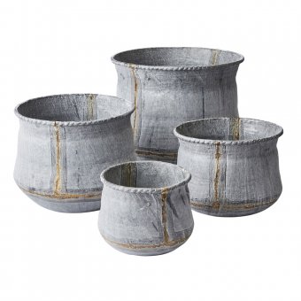 Affari Fenix kruka Galvaniserad plåt 4-pack