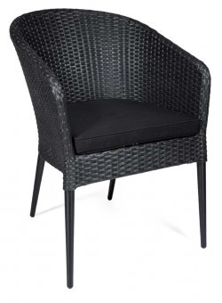 Granada Fåtölj fiberrotting Svart