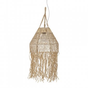 Bloomingville Thora Pendel/Lampa 99xØ40cm Natur Raffia