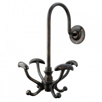 Affari Marina Klädhängare/Krok gjuten aluminium Bronsfärgad