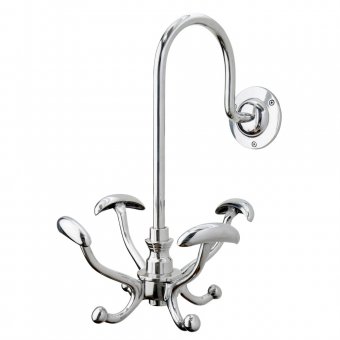 Affari Marina Klädhängare/Krok gjuten aluminium Silverfärgad