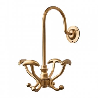 Affari Marina Klädhängare/Krok gjuten aluminium Mässingsfärgad