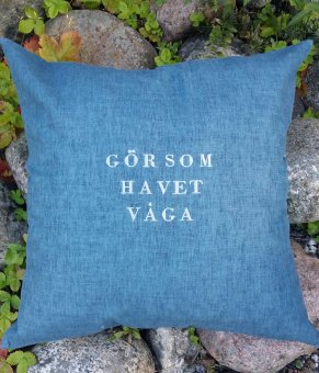 Stikkan Design Kuddfodral Gör som havet våga