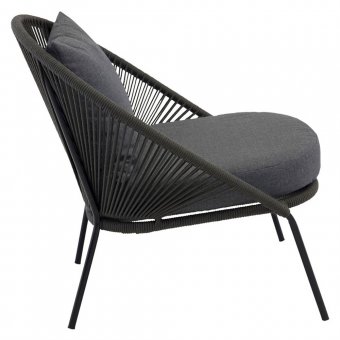 Lindos Loungestol Rep Svart/Svart