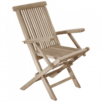 Kenya Fällbar Karmstol i Teak